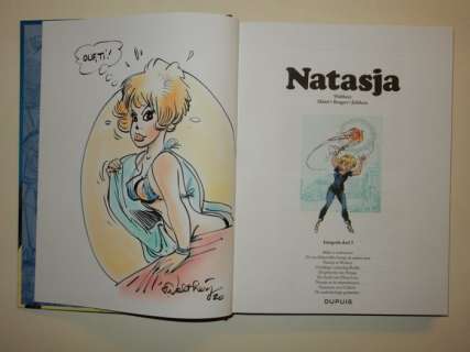 Walthéry - Natasja Integrale deel 3 - Met originele kleurentekening + ex-libris - Hardcover - First edition - (2019) | Catawiki