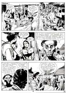 Stefano Andreucci - Zagor Zenith n. 471 - Andreucci - 5x Tavola Originale "il ritorno di Cain" - Page volante - (2000)