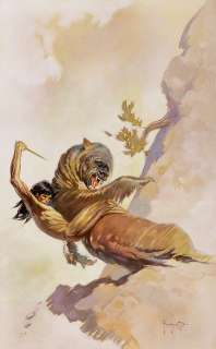 Lot 2: (Frazetta) Tarzan at the Earth’s Core.