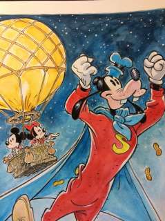 Alessandro Gottardo | Mickey Magazine - â€œSuper Goof-Super Pippoâ€ - Page volante - Exemplaire unique - (2020/2020) | Catawiki