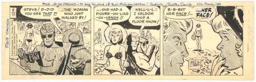 Milton Caniff | Caniff - Steve Canyon 3/11/1982 NO RESERVE! | Russ Cochran