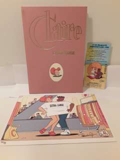 Robert Van Der Kroft | Claire Claire - Extra Large - Luxe grootformaat - met originele tekening - Cartonné - EO (1998) | Catawiki