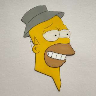 20Th Century Fox Animation | The Simpsons - Homer Simpson (Season 1) Original Hand-Painted Production Cel - Exemplaire unique | Catawiki
