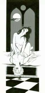 Anonyme | Vampires Encre de chine 50 x 32 cm | Vermot et Associés