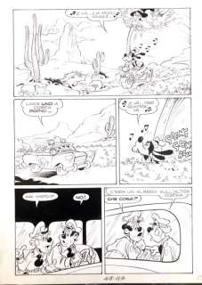 Formato 25X35 Cm Circa | Topolino 1375 - Sergio Asteriti - 2x Original art - Mickey Mouse (1983) | Catawiki