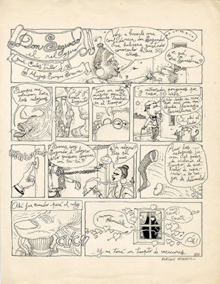 Enrique Breccia | “Don Segundo el Relojero: episodio 3” – tavola unica | Cart Gallery