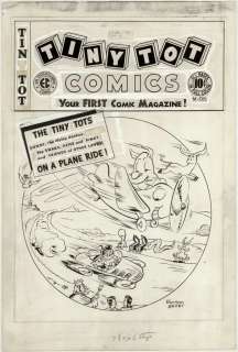 169: Geller Tiny Tot 9 1947 complete original comic art | Russ Cochran