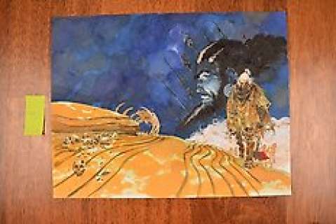 GUERA RM - The Goddamned - Illustration originale de la couverture du Comics "The Goddamned", Volume 1 "Before The Flood" - (2017)