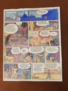 Maltaite, Eric | Maltaite, Eric - Planche originale couleur - Les 1001 nuits de Shéhérazade - (2001) | Catawiki