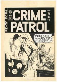 Johnny Craig | Craig - CRIME PATROL #13, EC Cover Art, 1949 | Russ Cochran