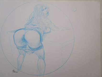 Filobedo | Filobedo - original artwork "Anal Canal" - Page volante - Exemplaire unique | Catawiki