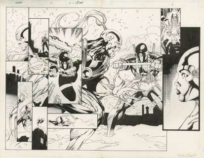 WILDC.A.T.S. Issue #17 Double Page Splash | ComicConnect