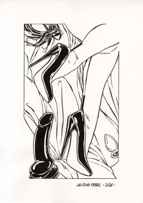Cristina Fabris – “Cuban heel” – Illustrazione pubblicata | Cart Gallery
