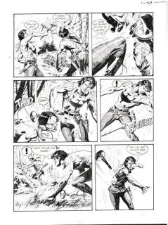 Alessandro Chiarolla | Zagor Almanacco - 5x A.Chiarolla - Tavole Originali "La Lettera Insanguinata" - Page volante - Exemplaire unique - (2007) | Catawiki