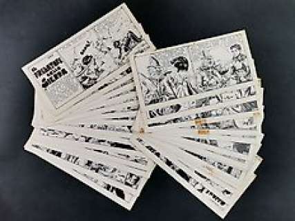 Franco Bignotti / Nicola del Principe - Capitan Miki n. 100 - 32x strisce originali - epis. cpl "Il Predatore della Sierra" - Page volante - EO - (1967)