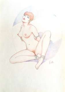 Leone Frollo | Pin Up - Leone Frollo - studio originale - Page volante | Catawiki