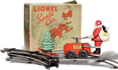 Â«Lionel Santa Car witch Mickey MouseÂ» Coffret en carton renfermant 5 rails | Tessier Sarrou