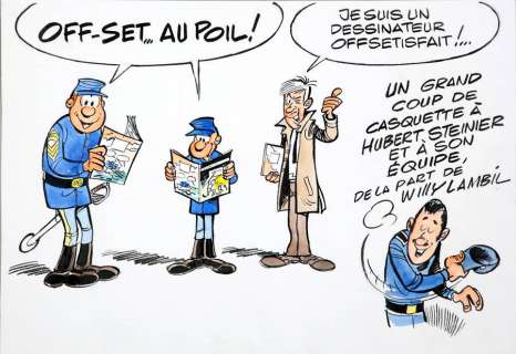 Lambil | Les Tuniques Bleues et Pauvre Lampil, illustration… | Millon