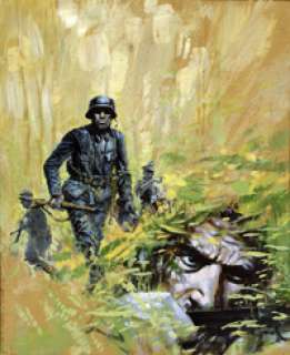 Graham Coton | War Picture Library cover #721 ’Danger, Danger, Everywhere’ | Illustration Art Gallery
