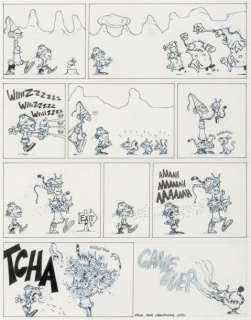 Midam & Adam - Game Over - Cold Case Encre de Chine et crayon bleu pour le