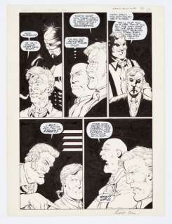 Robocop Roulette part 4 page 2 original artwork drawn and signed by… | Comic Book Auctions ltd