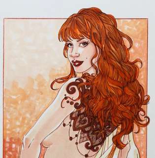 Cristina Fabris | Cristina Fabris â€œBitter sweetâ€ - illustrazione originale - firmata - Page volante | Catawiki