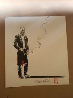 Maltaite, Eric | Maltaite, Eric - Dessin original en couleur - Choc - (2021) | Catawiki