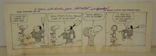 2357: WIZARD OF ID COMIC STRIP DAILY BRANT PARKER | Weiss Auctions