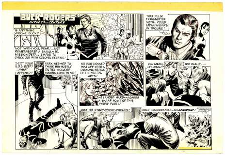 Gary Morrow | Morrow - BUCK ROGERS, Sunday Page (07/13/1980?) NO RESERVE! | Russ Cochran