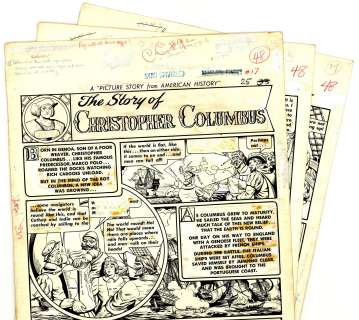 Simon | Simon - CHRISTOPHER COLUMBUS,  Pages 1, 4 & 5 (1945)  NO RESERVE! | Russ Cochran