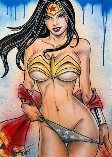 Alvin Silvrants | Wonder Woman - Striptease: by Alvin Silvrants | Catawiki