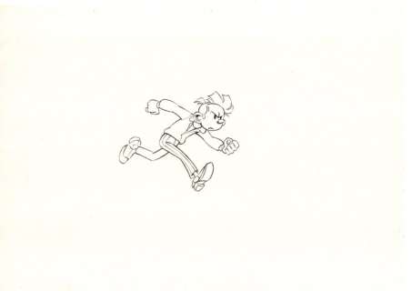 D’après Franquin | Spirou et Fantasio - 7 dessins A4. Crayon de plomb. - (1992) | Catawiki