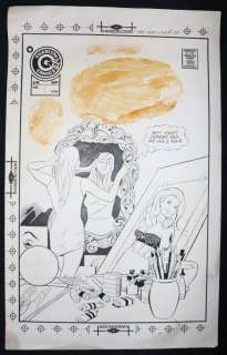 Don Sherwood - Time for love #39 unused cover - la - charlton cover - 1974