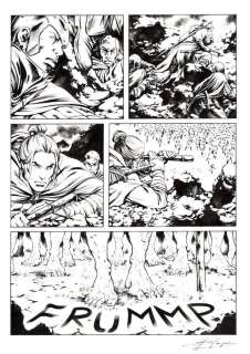 Gianluigi Gregorini | Dragonero n. 10 - G. Gregorini - Tavola Originale "Le fosse dei Fargh" - Page volante - Exemplaire unique - (2014) | Catawiki