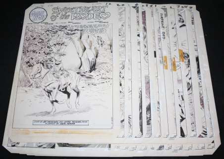 Gray Morrow - jonah hex #91 complete 24 page story - ‘sweetheart of the rodeo‘ - 1985