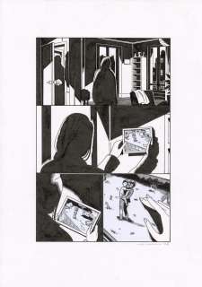 Lucas Harari | Le cas David Zimmerman – planche originale publiée en page 107 | Galerie Barbier