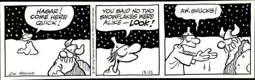 Dik Browne | Browne - HAGAR THE HORRIBLE, Daily (12/22/1987) | Russ Cochran