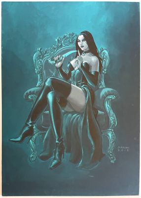 Enrico Marini - Cover Rapaces 2 (2015 reprint) – Camilla