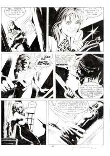Corrado Roi | Dylan Dog n. 58 - C. Roi 3x Tavola Originale "la clessidra di pietra" - Page volante - Exemplaire unique - (1991) | Catawiki