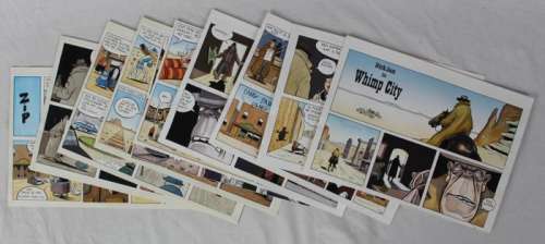 Mark Retera | Mark Retera - Dirk-Jan in Whimp City - Originele verhaal in kleur - 5 pagina’s - (1998) | Catawiki