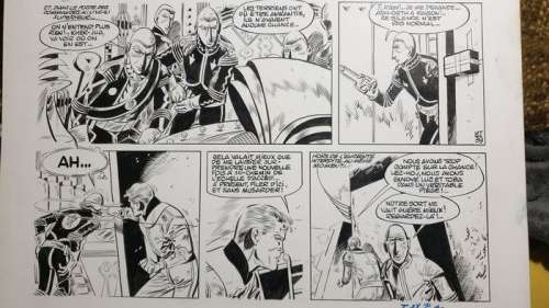 Eddy Paape / Greg | Paape, Eddy - Planche originale (p.39) - Luc Oriënt T3 - Le maître de Terango / De meester van Terango - (1968) | Catawiki