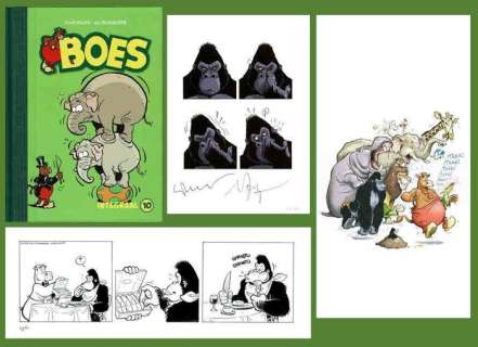 Wil Raymakers, Thijs Wilms | Boes - Luxe editie Boes Integraal deel 10 - Genummerd 27/80 - Met originele strook + ex-libris - Cartonné - EO (2020) | Catawiki