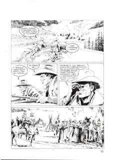 Lucio Filippucci | Tex n. 632 - Lucio Filippucci - Tavola Originale "I volontari di Hermann" - Page volante - Exemplaire unique - (2015) | Catawiki