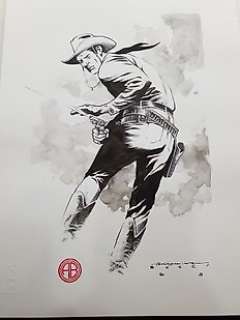 Alessandro Bocci - Tex - Tex disegno originale di Alessandro Bocci