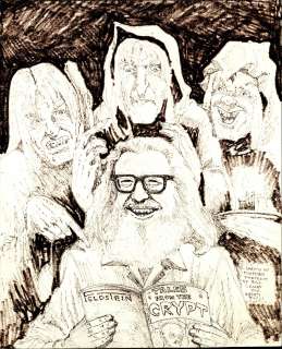 Al Feldstein | Feldstein - Sketch of Proposed Painting, Signed NO RESERVE! | Russ Cochran