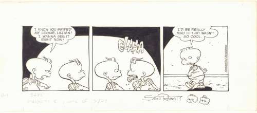 Scott Roberts - Rugrats daily strip - the twins: phil and lil - 5/27 signed