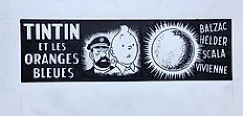 Studios Hergé | Studios Hergé - Dessin original - Projet publicitaire Tintin - Tintin et les oranges bleues - (1964) | Catawiki