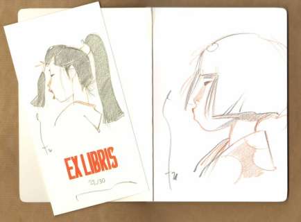 Michetz | Michetz - Artbook + ex-libris + dédicace | Catawiki