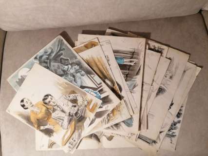 D. Gobbi | Dario Gobbi - 30x illustrazioni originali - Page volante - Exemplaire unique - (1950/1955) | Catawiki