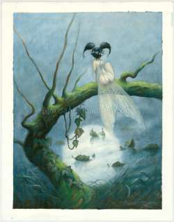 Pascal Moguérou - Couverture originale,  L‘Heure des Fées - L‘heure des fées